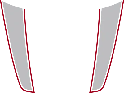 2022-2026 Maverick Hood Cowl Side Stripe Graphic Decals graphic design style 07 image.